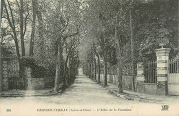 Ermont Cernay - L'allée De La Fontaine - Chemin Route - Ermont-Eaubonne