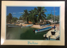 Postcard Belize 2000, Boating In Placencia - Belice