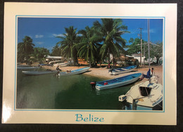 Postcard Belize 2000, Boating In Placencia - Belize