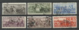 RUSSLAND RUSSIA 1933 = 6 Values From Set Michel 429 - 449 Ethnographie O - Used Stamps