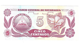 *nicaragua  5 Centavos  1991   168   Unc - Nicaragua