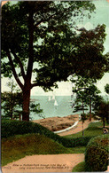 New York New Rochelle Hudson Park View Through Echo Bay To Long Island Sound 1910 - Long Island