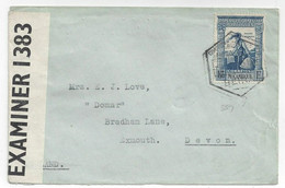 Opportunity: Mozambique BEIRA WW2 CENSORED Cover To Exmouth, Devon, England, UK - Portuguese Colonies - Mozambique