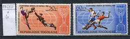 CMF Angleterre - Togo Poste Aérienne 1966 Y&T N°PA61 à 62 - Michel N°F538 à 539 * - 1966 – Angleterre