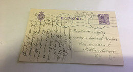 (3 C 10)  Denmark - Posted 1922 - BREVKORT - Other & Unclassified