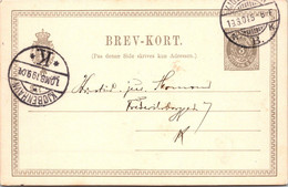 (3 C 10)  Denmark - Posted 1907 - BREVKORT - Other & Unclassified