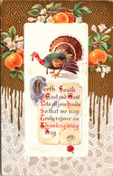 Thanksgiving Greetings With Turkey 1911 - Thanksgiving