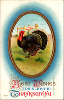 Thanksgiving Greetings With Turkey 1911 - Thanksgiving