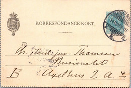 (3 C 10)  Denmark - Posted ? 1910 - Korrespondance-Kort - Covers & Documents