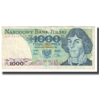 Billet, Pologne, 1000 Zlotych, 1982, 1982-06-01, KM:146a, TTB - Pologne