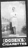 CARTE CIGARETTES  OGDEN'S - "LEADING ATHLETE - C.A. BRADLEY " - Voir Scans - Ogden's