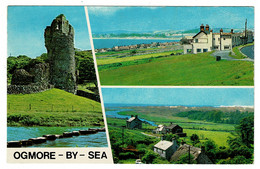 Ref 1503 - Multiview Postcard - Ogmore -By-Sea Glamorgan Wales - Glamorgan