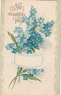 ***   ILLUSTRATEUR  *** FLEURS Par Illustrateur    Myosotis Relief N'oubliez Pas - Timbrée TTB - Avant 1900