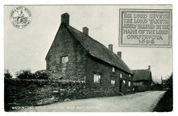 Ref 1504- L & N.W.R. Railway Postcard - Washington's House Brington Near Northampton - Northamptonshire