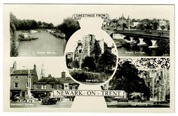 Ref 1504 - Real Photo Multiview Postcard - Parsons Coal ++ Newark-on-Trent Nottinghamshire - Autres & Non Classés
