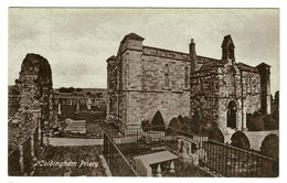 Ref  1505  -  Early Postcard - Coldingham Priory Berwickshire Scotland - Berwickshire
