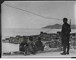 Pressefoto Insel Samos 1943 Kampf Um Dodekanes - 1939-45