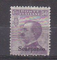 Z2902 - COLONIE ITALIANE EGEO SCARPANTO SASSONE N°7 ** - Egeo (Scarpanto)