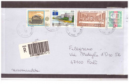 1188 -  BOLOGNA 23.2.2000   /   RACCOMANDATA   CON  INTERESSANTE AFFRANCATURA - 1991-00: Storia Postale