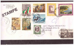 1054 - TREVISO  12.11.1997  /   LETTERA STAMPE    CON  INTERESSANTE AFFRANCATURA - 1991-00: Storia Postale