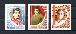 ITALIA  :   Grandi Tenori CARUSO,CORELLI,DI STEFANO -  3  Val.  MNH**  Del  25.10.2021 - 2021-...: Neufs