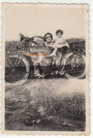 MOTO MOTORCYCLE SIDECAR INDIAN - FOTO ORIGINALE 1932 - Autres