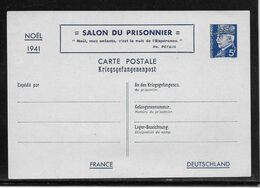 France Entiers Postaux - 5 Francs Pétain - Salon Du Prisonnier - TB - Standard Postcards & Stamped On Demand (before 1995)