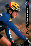 Fiche Cyclisme Dédicacée - Miguel Martinez, Champion Du Monde Et Olympique De Cross-country 2000 - Equipe Sun - Sports