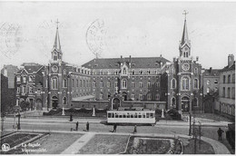 WOLUWE ..-- TRAM Devant L' INSTITUT ROYAL Pour SOURDS - MUETS . 194? Vers ARLON ( Mr LELARGE ) . Voir Verso . - St-Lambrechts-Woluwe - Woluwe-St-Lambert