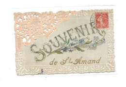 50 - Souvenir De SAINT AMAND,  Fantaisie, Ajourée - Other Municipalities