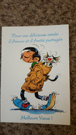 Delcampe - CPM BANDE DESSINEE BD GASTON LAGAFFE BY FRANQUIN MARSU 1993 ED DALIX 10 MEILLEURS VOEUX DELICIEUSE ANNEE D AMOUR ET D A - Comicfiguren