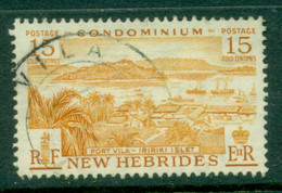 New Hebrides (Br) 1957 Pictorial 15c FU - Usados