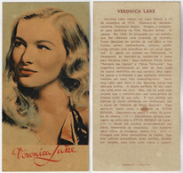 Brazil 1940s Card Estampa Soap Lever Actress Veronica Lake Size 7x13.5 Cm Publisher Graphicars Cinema Movie Art - Autres