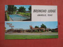 Broncho Lodge.  West 66  Amarillo  Texas            Ref  5301 - Amarillo