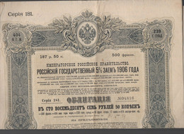 Emprunt Russe 5% 1906  ( M2893) - Russia