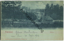 Friedrichsruh Bei Hamburg - Schloss - Ca. 1900 - Verlag Knackstedt & Näther Hamburg - Friedrichsruh