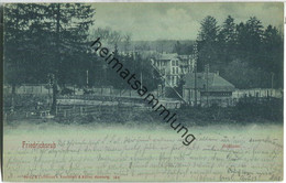 Friedrichsruh - Schloss - Bahnübergang - Bahnpoststempel - Verlag Knackstedt & Näther Hamburg - Friedrichsruh