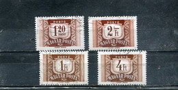 Hongrie 1958-59 Yt 232-233 231A-234 - Portofreiheit