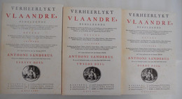 VERHEERLYKT VLAANDRE Door A. Sanderus 3 Delen Antonius Vlaanderen - Histoire