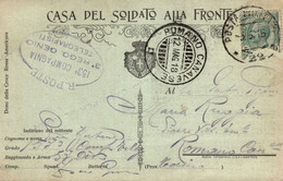 CPA - WW1 WWI Propaganda - Casa Del Soldato Al Fronte - VG - WV194 - Oorlog 1914-18