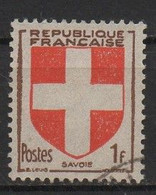 2 Timbres N° 836, Armoierie SAVOIE , Dont L'un Avec Cadre Plus épais - Used Stamps