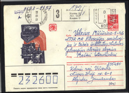RUSSIA USSR LT MM 0029 Cover Postal History EMA Meter Mark Lithuania - Zonder Classificatie