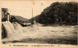 CPA AK BELLEGARDE Les Barrages De La Perte Du Rhone (382407) - Bellegarde-sur-Valserine