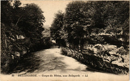CPA BELLEGARDE Gorges Du Rhone Sous BELLEGARDE (382410) - Bellegarde-sur-Valserine