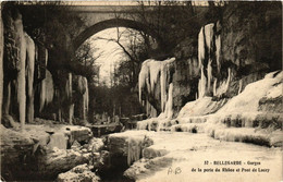 CPA BELLEGARDE Gorges De La Perte Du Rhone Et Pont De Lucey (382411) - Bellegarde-sur-Valserine