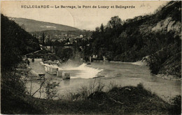 CPA AK BELLEGARDE Le Barrage Le Pont De Lucey Et BELLEGARDE (382416) - Bellegarde-sur-Valserine