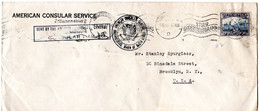 L32639 - Suedafrika - 1940 - 2d EF A. Bf. D. US-Konsulats JOHANNESBURG -> Brooklyn, NY (USA) - Storia Postale