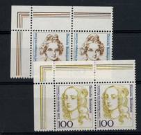 Bund Michel Nummer 1755 + 1756 Postfrisch Paar Oberrand Ecke - Frauen - Non Classificati