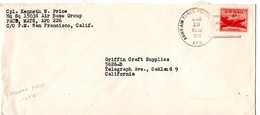 L32645 - USA - 1952 - 6￠Luftpost EF A. Bf. APO 226 (Haneda, Japan) -> Oakland, CA - Cartas & Documentos