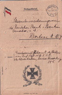 REICH - 1916 - LETTRE ILLUSTREE FELDPOST De WIESBADEN => BERLIN - Feldpost (portvrij)